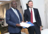 GABON - DIPLOMATIE : Stéphano MOSCATELI et le Dr Gomez AGOU en audience chez le Ministre des Affaires Etrangères  